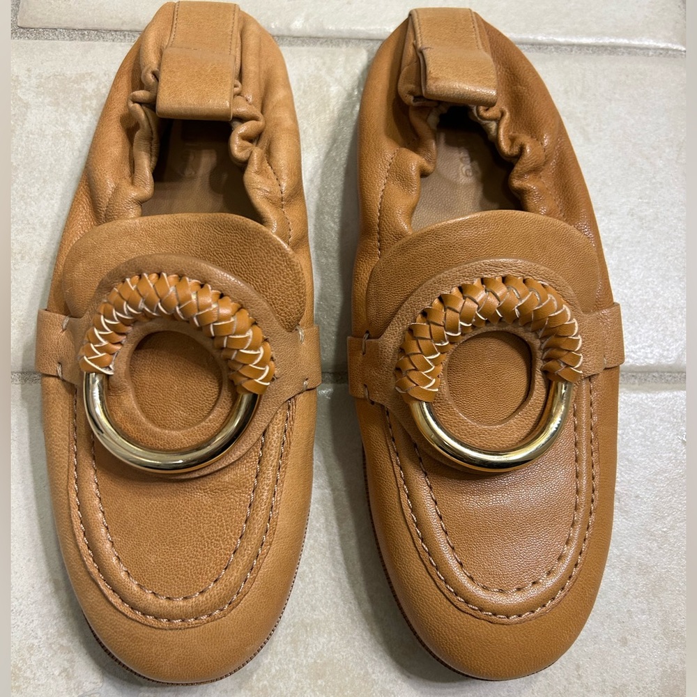 See by Chloe Loafers with Gold Accent